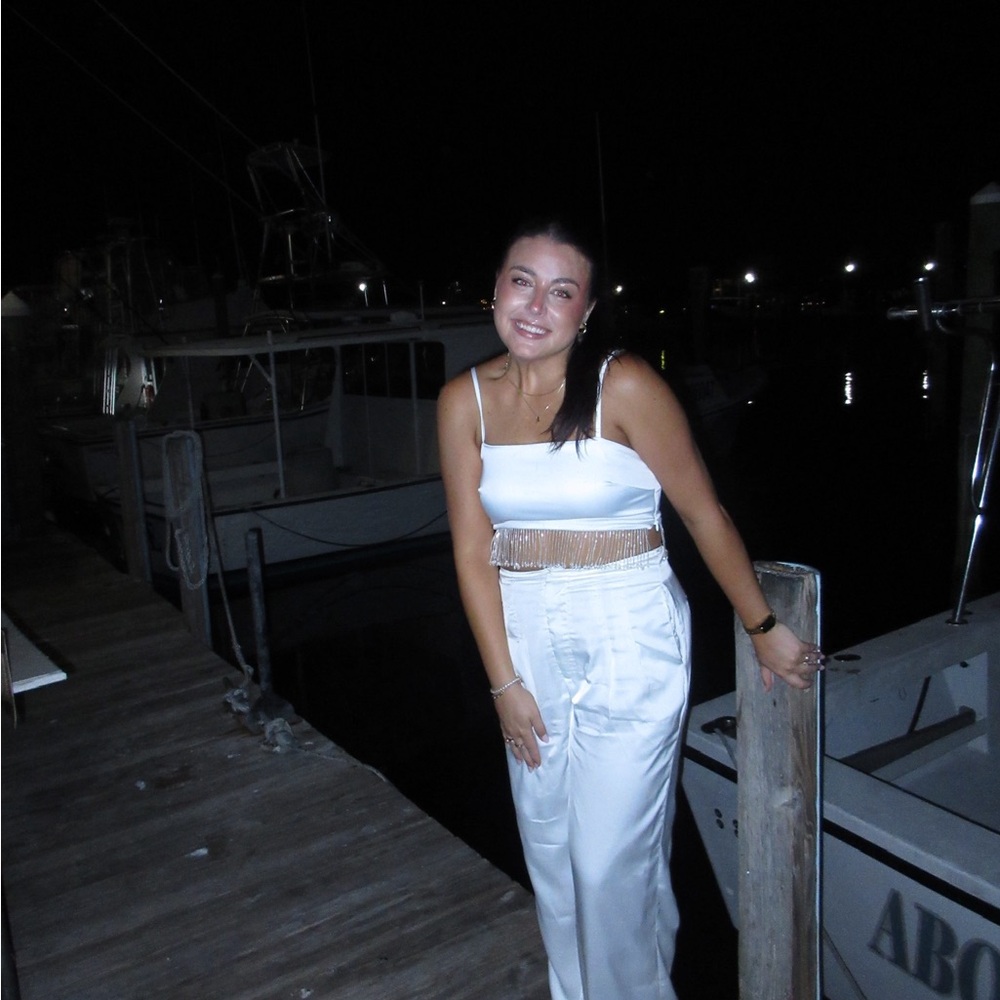 12th Tribe white cropped tank - Picture 2 of 2